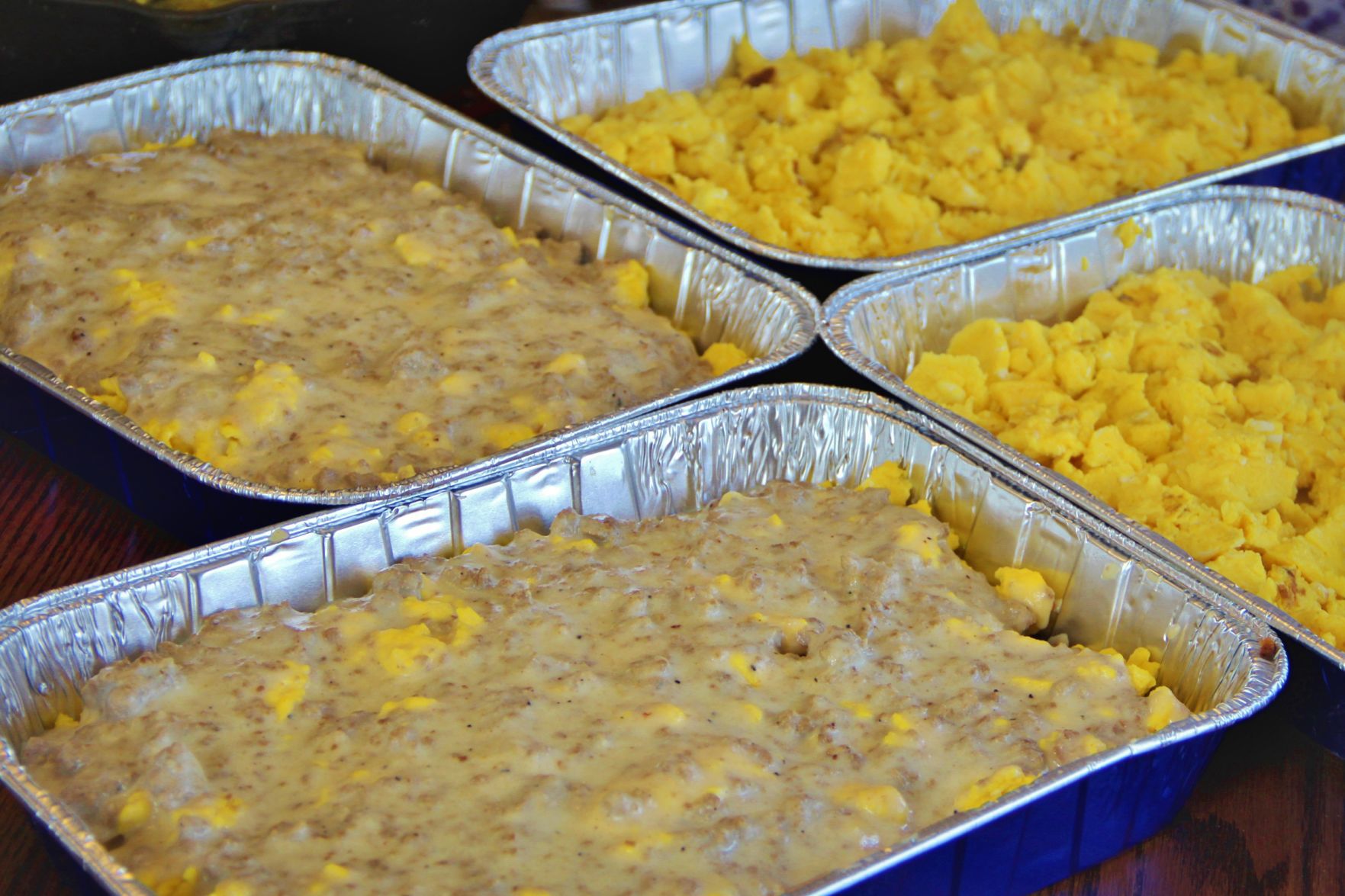 Layered Pancake Breakfast Casserole